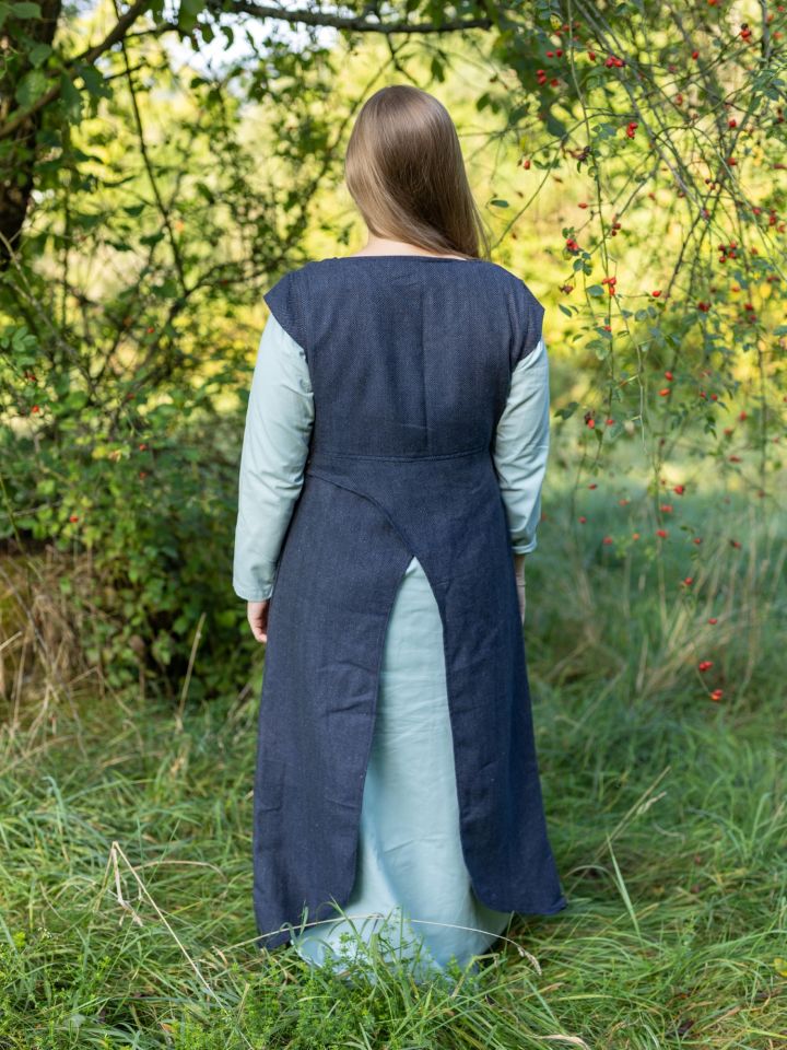Überkleid Vysera, Fischgrät blau-grau XXL 6