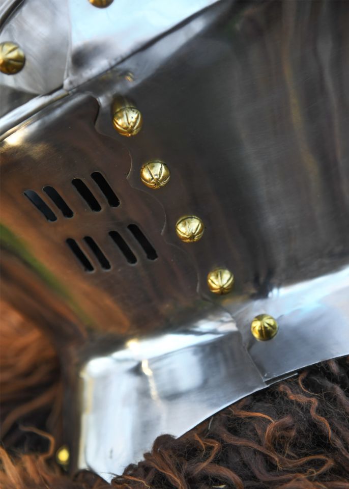 Deutscher Stechhelm 1,6 mm Stahl 6
