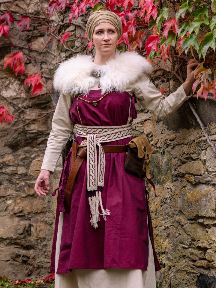 Überkleid Wikinger rot 6