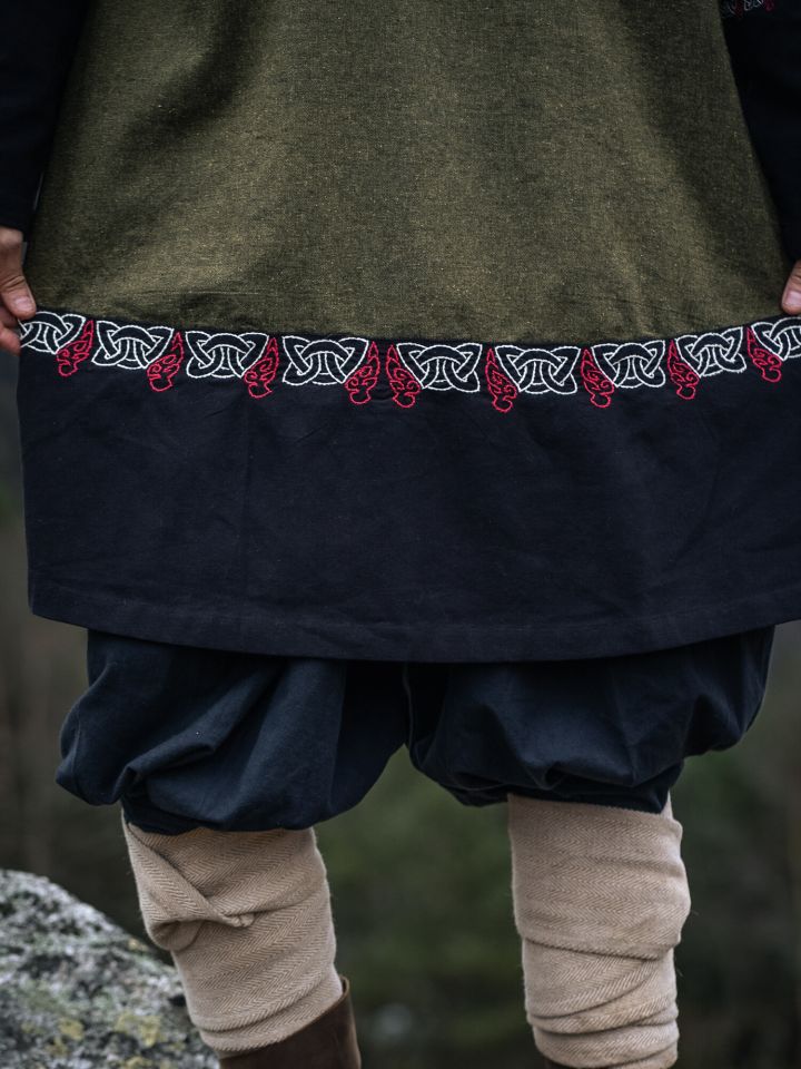 Wikingertunika Freydis Oliv Unisex 6
