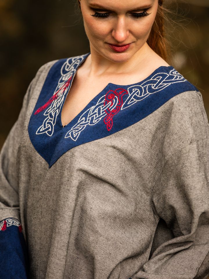 Wikingertunika Freydis Grau Unisex 6