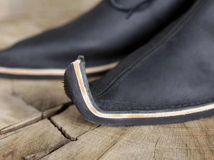 Schnabelschuhe nach mittelalterlichem Vorbild 45 | schwarz 6