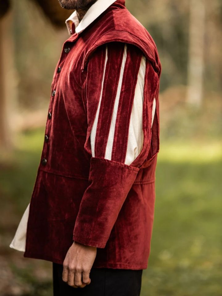 Jacke für den edlen Herren rot 6