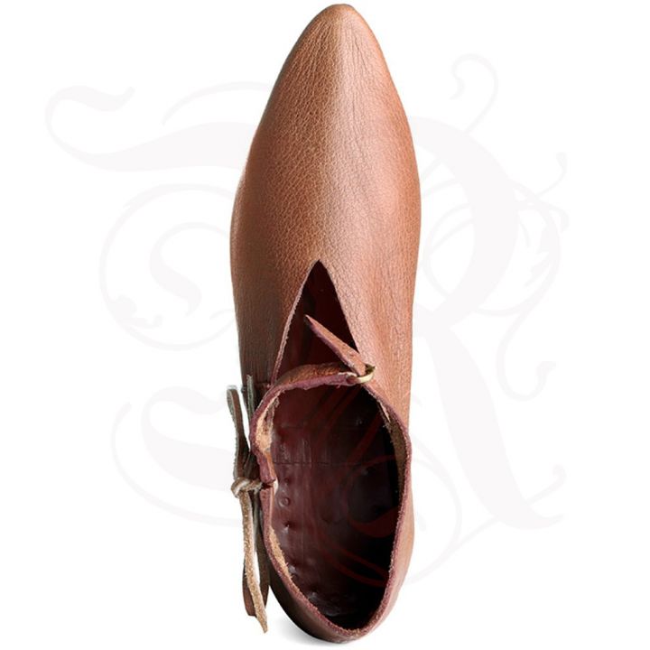 Niedrige Schnallenschuhe braun 6