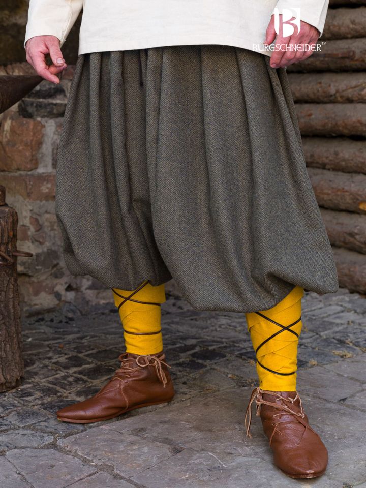 Rushose Borys Herringbone oliv/grau 7
