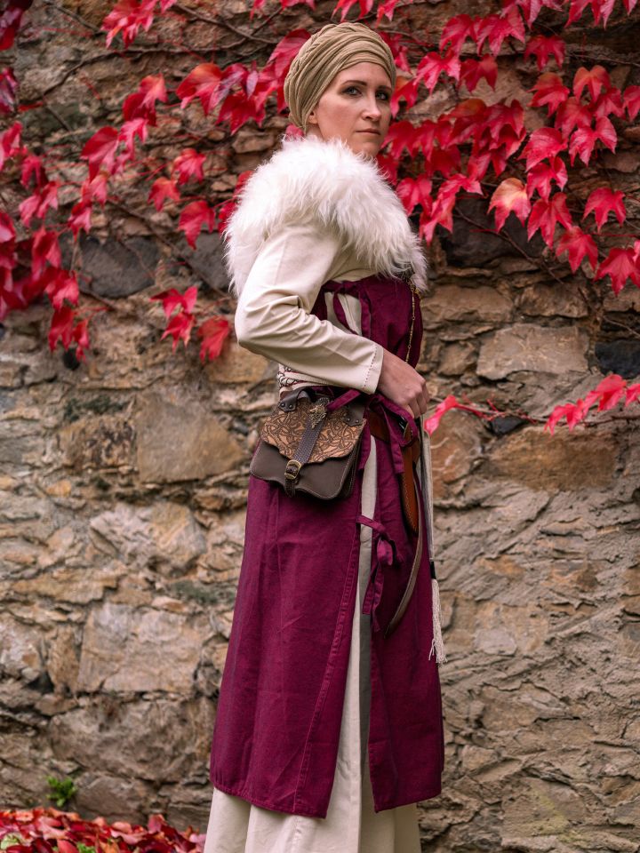 Überkleid Wikinger rot 7