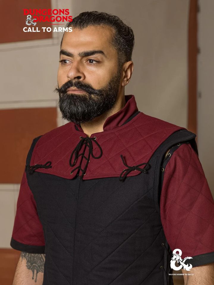 D&D Kämpfer Kragen bordeaux 7