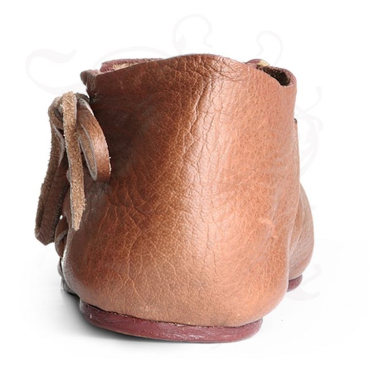 Niedrige Schnallenschuhe braun 7