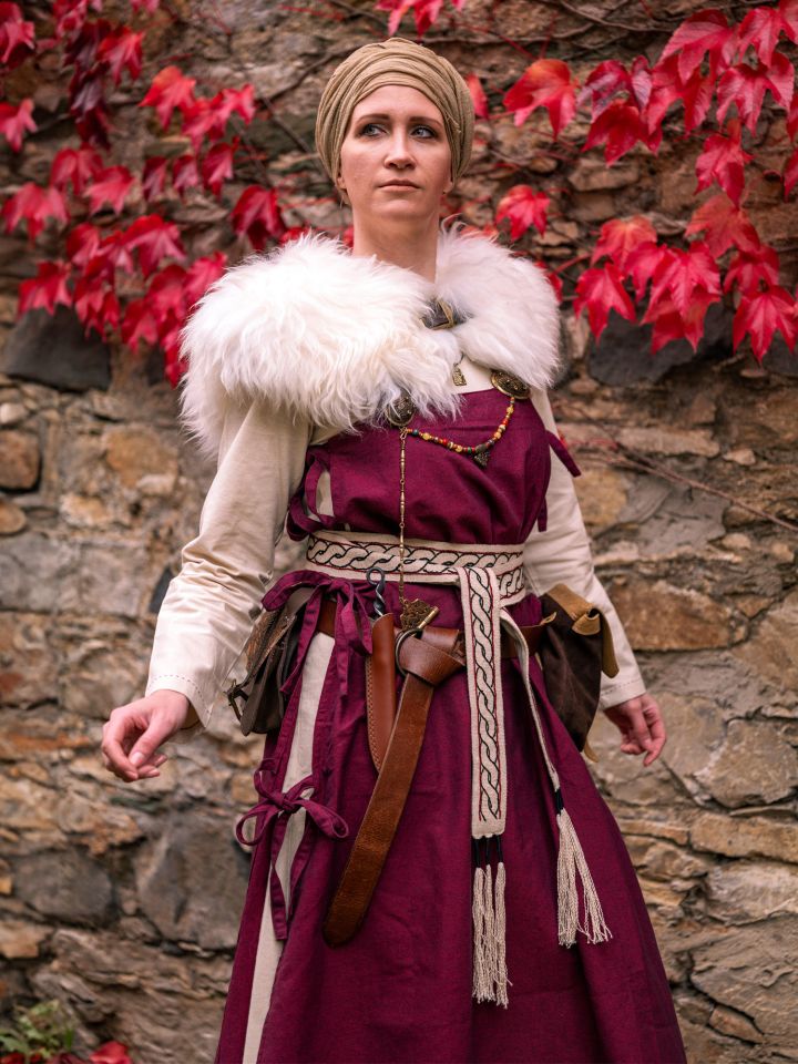 Überkleid Wikinger rot 8