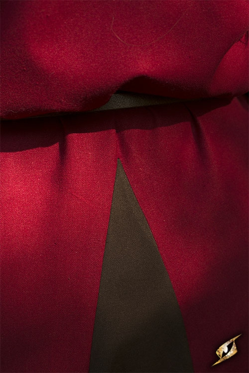 Kleid Astrid rot-braun 9