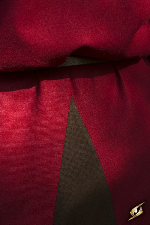 Kleid Astrid rot-braun 9