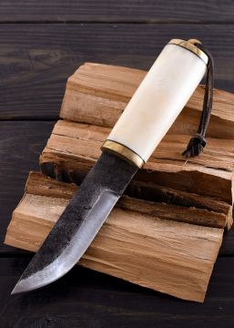 Gebrauchsmesser mit Knochengriff