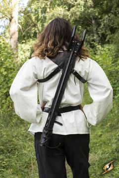 Rückenhalter für LARP-Schwerter schwarz