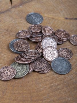 LARP-Münzen Magier ohne Lederbeutel