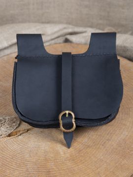 Ledergürteltasche schwarz