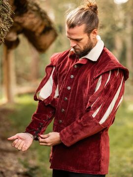 Jacke für den edlen Herren rot