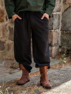 Baumwollhose mit Schnürung schwarz XL