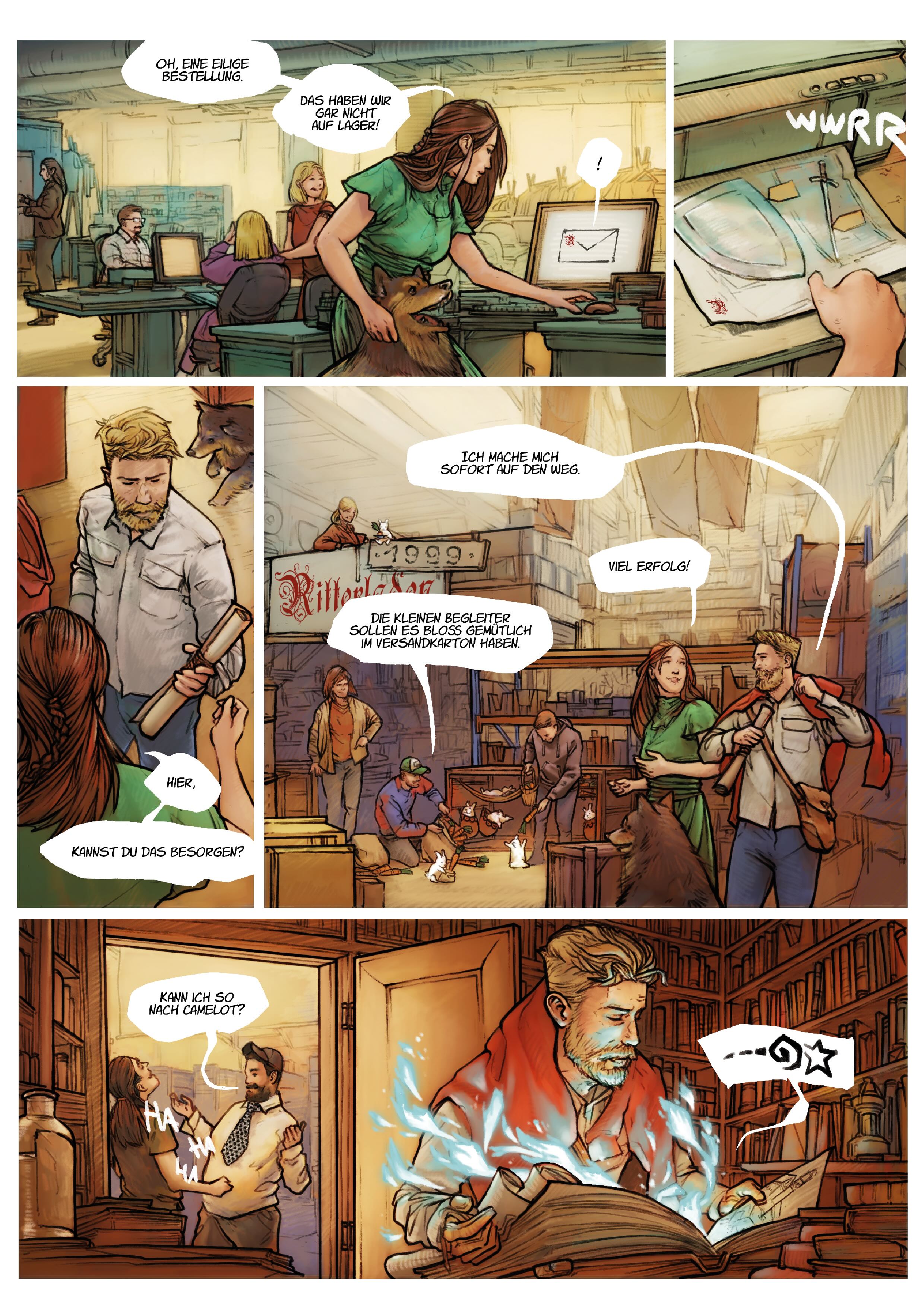 Ritterladen Comic Seite 2