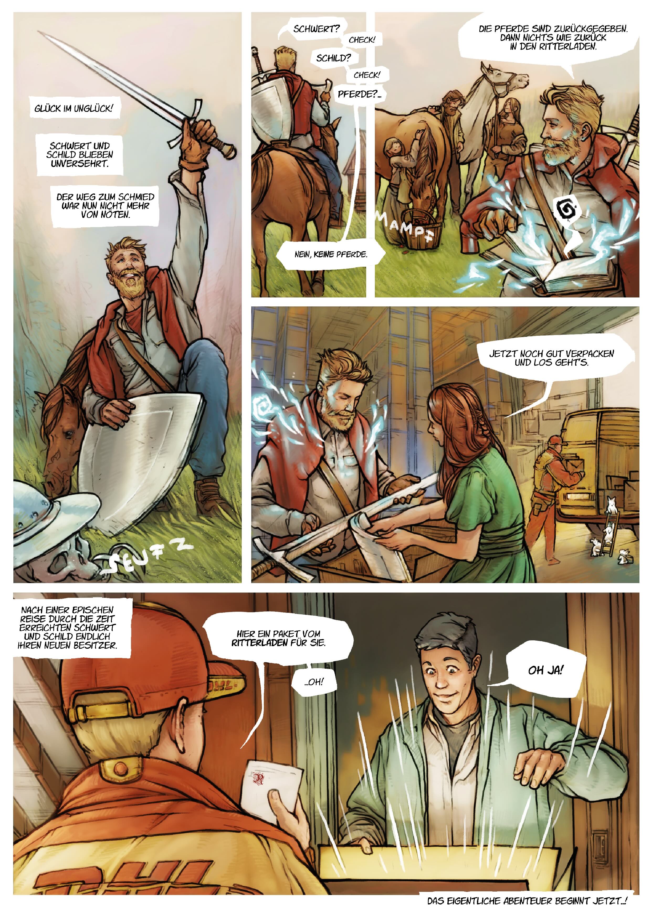 Ritterladen Comic Seite 5